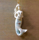 Vintage Style Mermaid Ornament