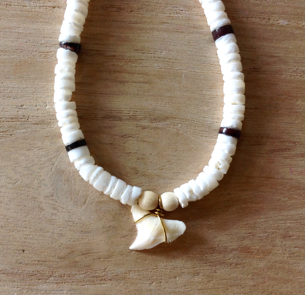 Shark Tooth Bead Necklace – Sea Things Ventura