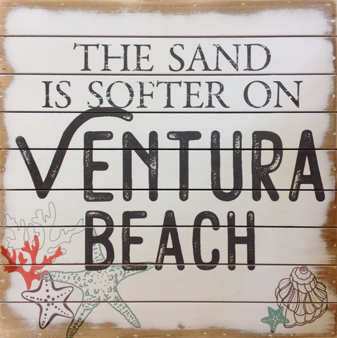 Softer Sand Ventura Slotted Box Sign