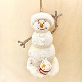 Sea Snowman Christmas Ornament