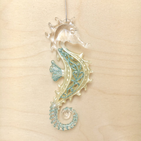 Seahorse Fancy Christmas Ornament