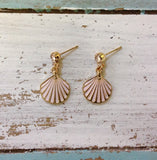 Ocean Scallop Earrings