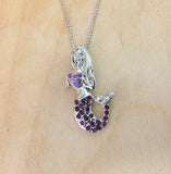 Mermaid Heart Sparkle Necklace