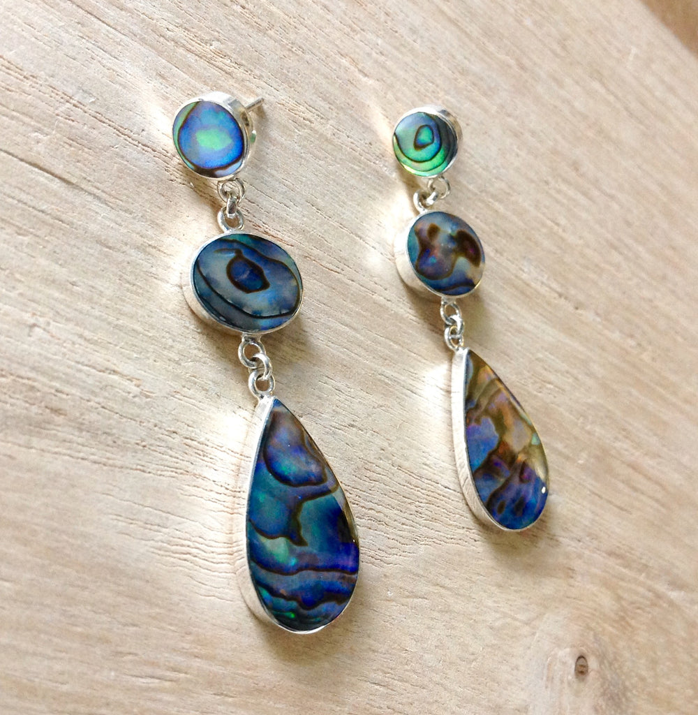Abalone Raindrop Earrings