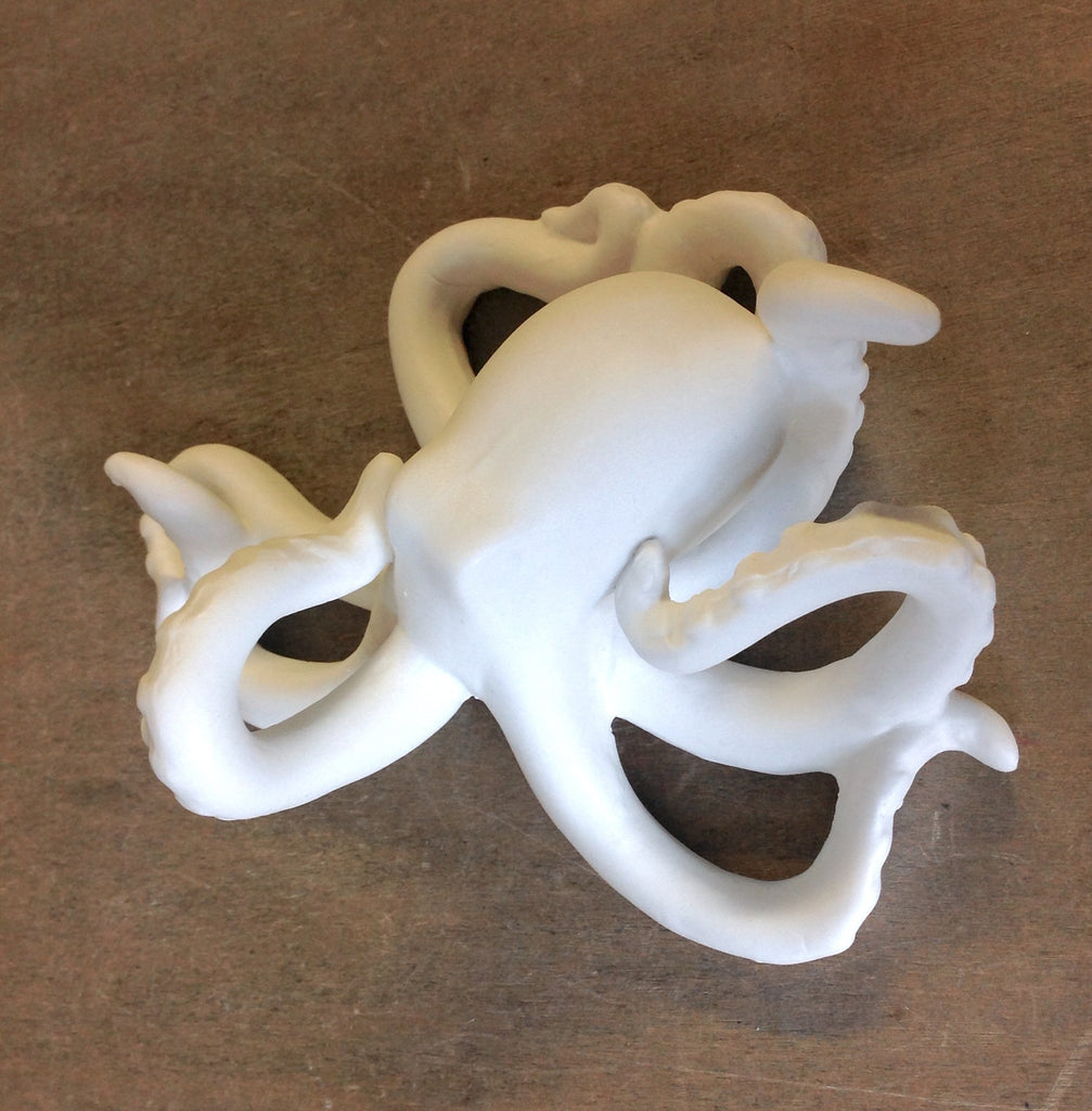 Porcelain Octopus Figurine