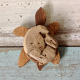 Sea Turtle Driftwood Magnet