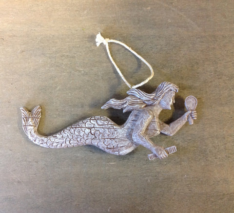 Weathered Mermaid Ornament