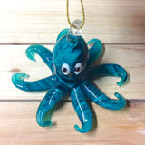 Colorful Octopus Glass Ornament