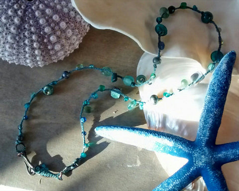 Fish Hook Sea Necklace