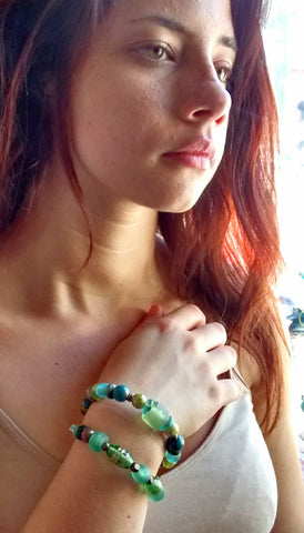 Sea Glass Cuff