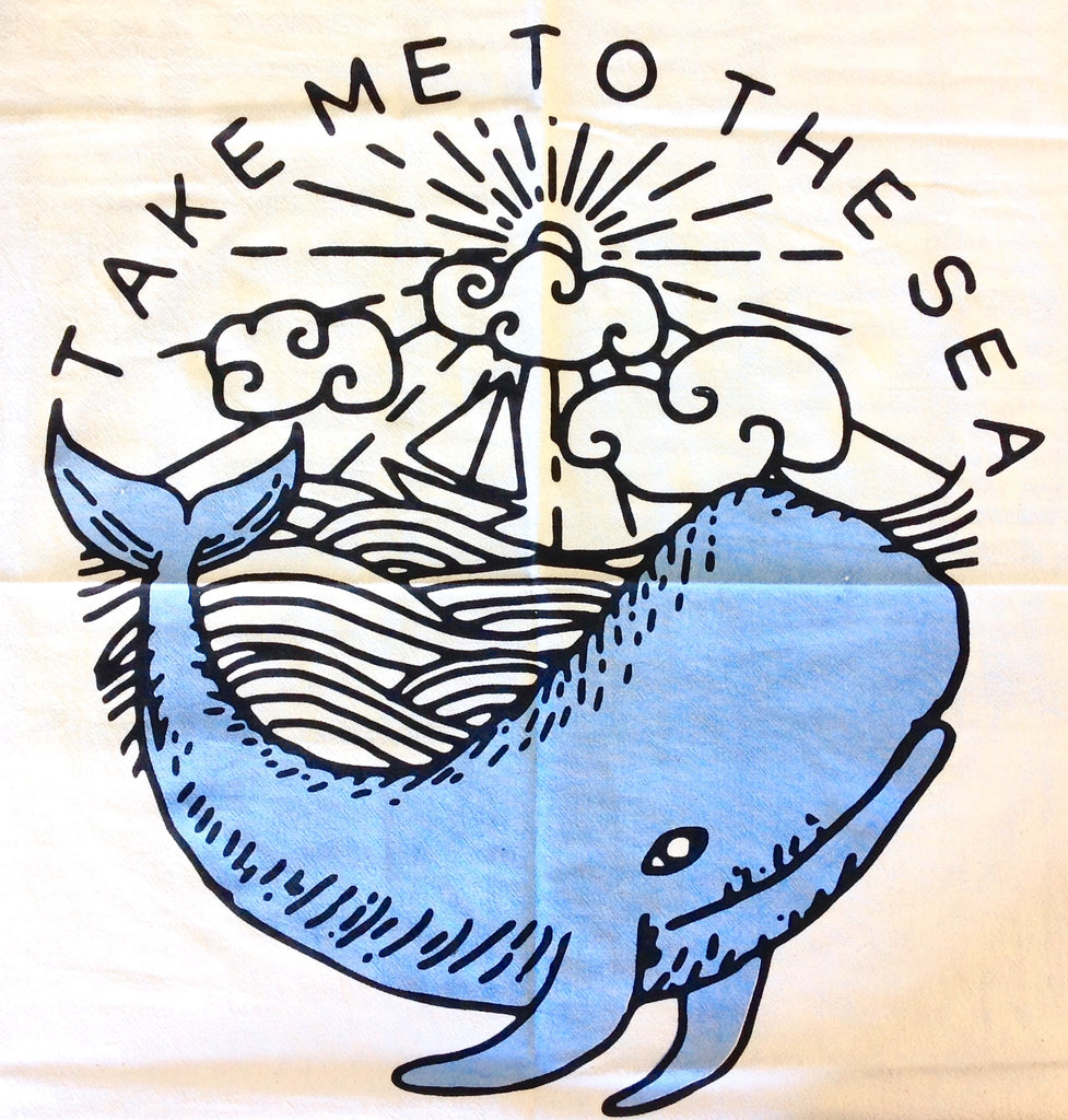 Take Me To The Sea Tea Towel