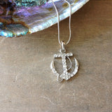 Jeweled Anchor Necklace