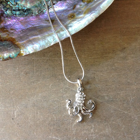 Octopus Sparkle Necklace