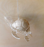 Gold Crystal Turtle Ornament