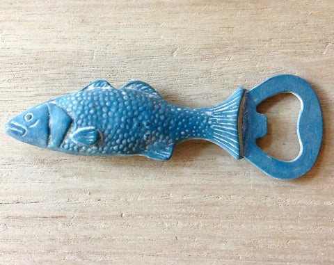 Blue Fish Bottle Opener