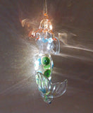 Sparkle Mermaid Glass Ornament