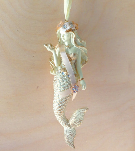Floral Mermaid Ornament