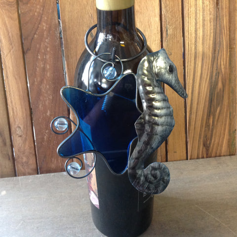 Seahorse Wine Bottle Necklace