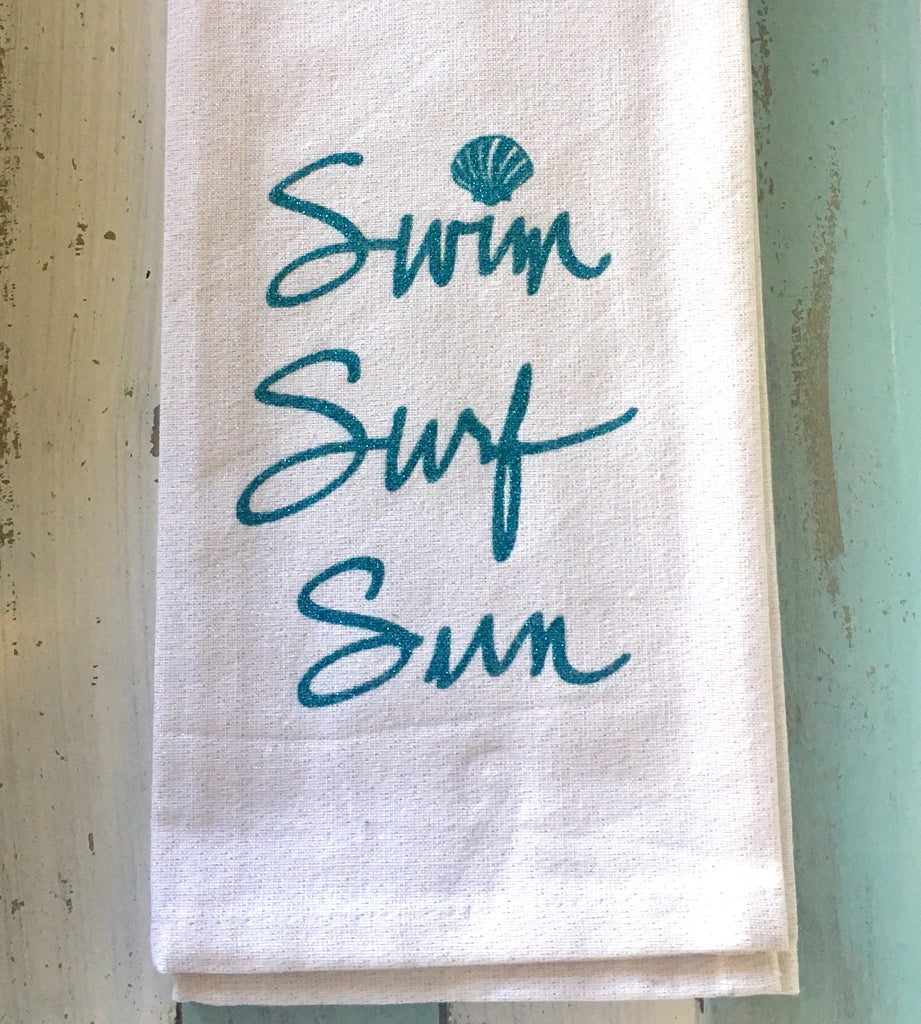 Sea Quotes Tea Towel