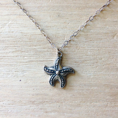 Starfish Love Pendant Necklace