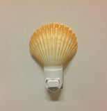 Golden Scallop Shell Nightlight