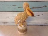 Sandy Pelican Figurine
