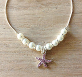 Starfish Sparkle Slide Bracelet