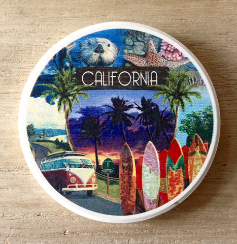 California Living Montage Car Coaster