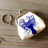 Octopus Coin Purse Keychain