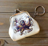 Octopus Coin Purse Keychain