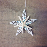 Bumpy Blue Starfish Ornament