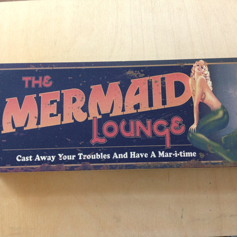 Mermaid Lounge Sign