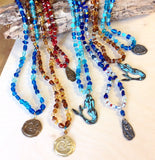 Mermaid Pendant Beaded Necklaces