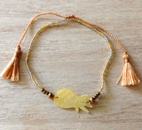 Shell Pineapple Tassel Beaded Bracelet