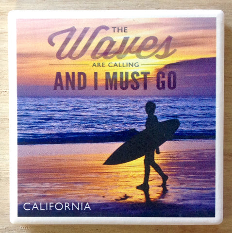 Surfer's Sunset Coaster