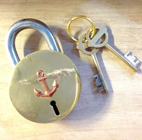 Anchor Brass Lock