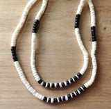 Coconut Bead Puka Necklace