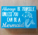 Mermaid Box Sign
