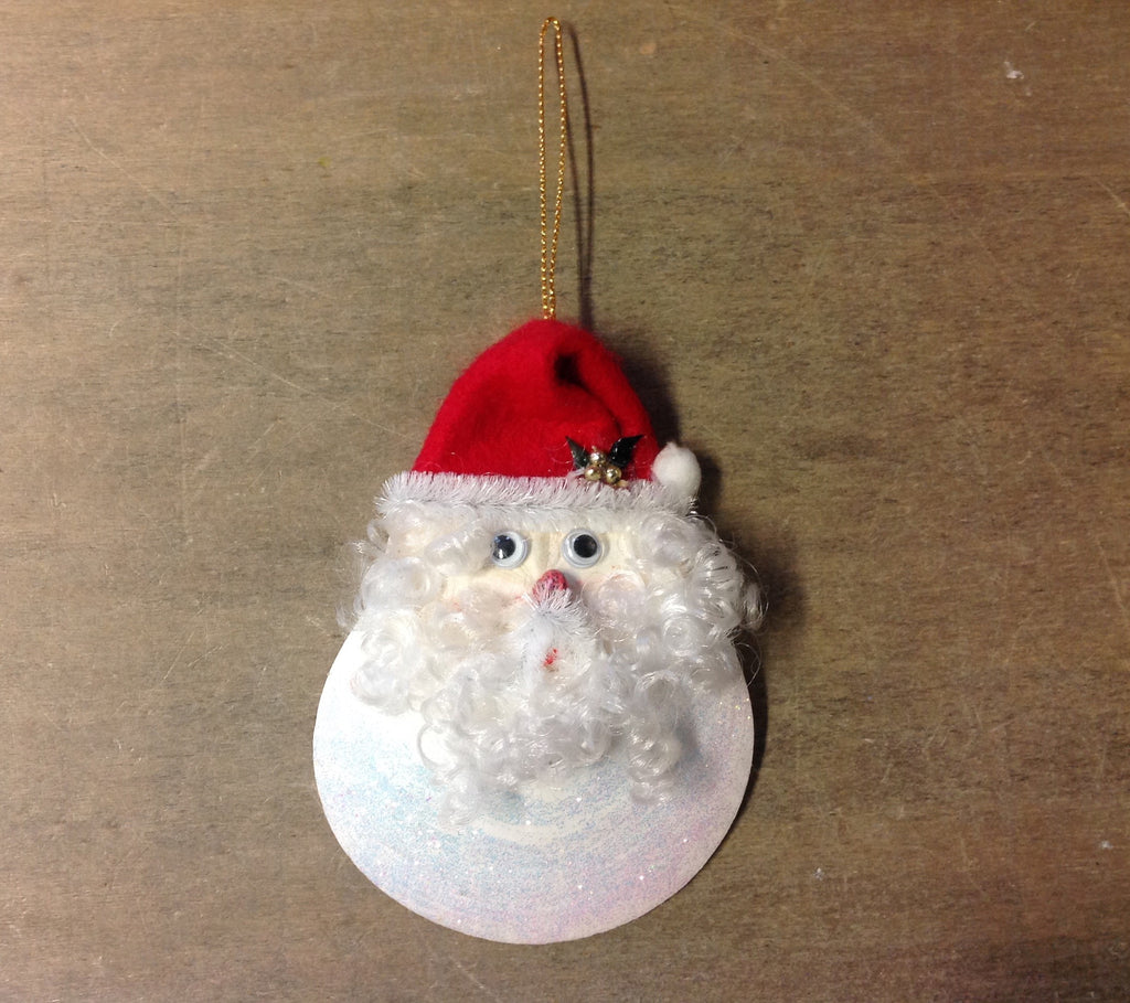 Moonshell Santa Ornament