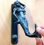 Mermaid Verdigris Door Knocker