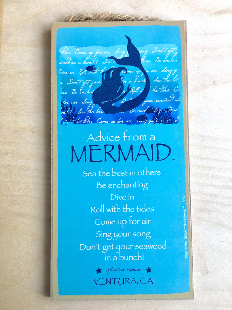 Advice from a Mermaid Sign