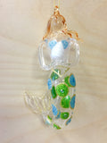 Sparkle Mermaid Glass Ornament