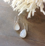 MOP Tear Drop Earrings