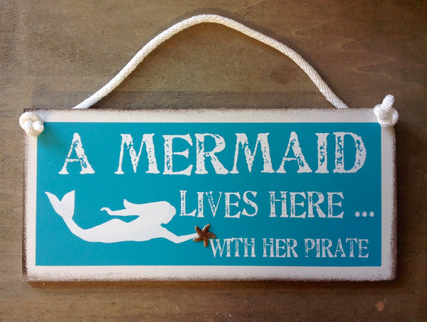 Mermaid & Her Pirate Sign – Sea Things Ventura