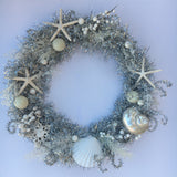 Twinkle Snow Seashell Wreath