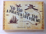 Pirate Wood Magnets