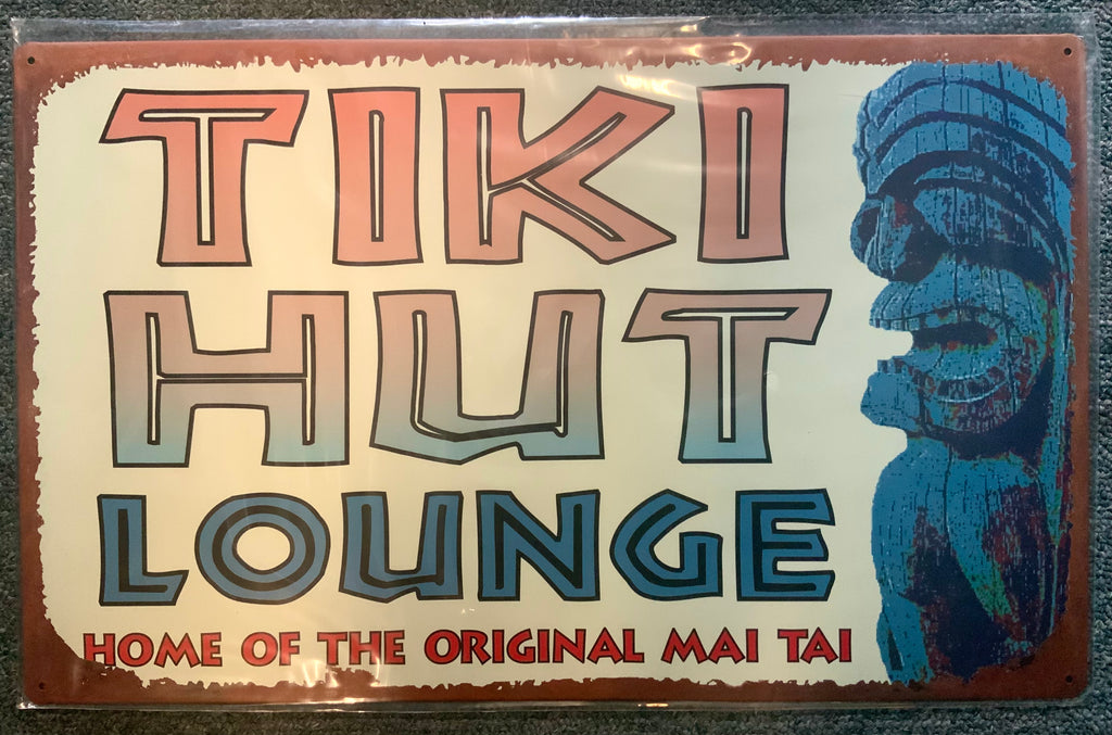 Tiki Tin Sign