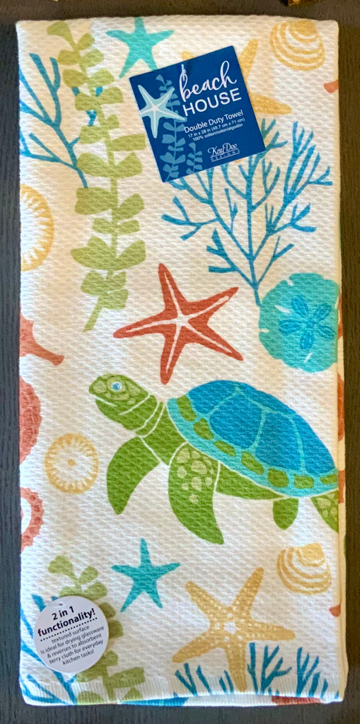Sea Animal Colorful Kitchen Towel – Sea Things Ventura