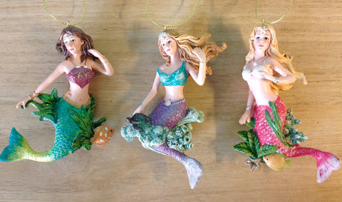 Whimsical Mermaid Ornament