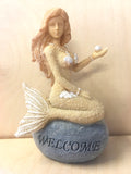 Sandy Welcome Mermaid Figurine